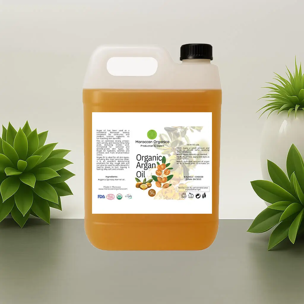 زيت أرغان مغربي ٥ لترات - ١٫٣٢٠٨٦ جالون thumbnail 2
