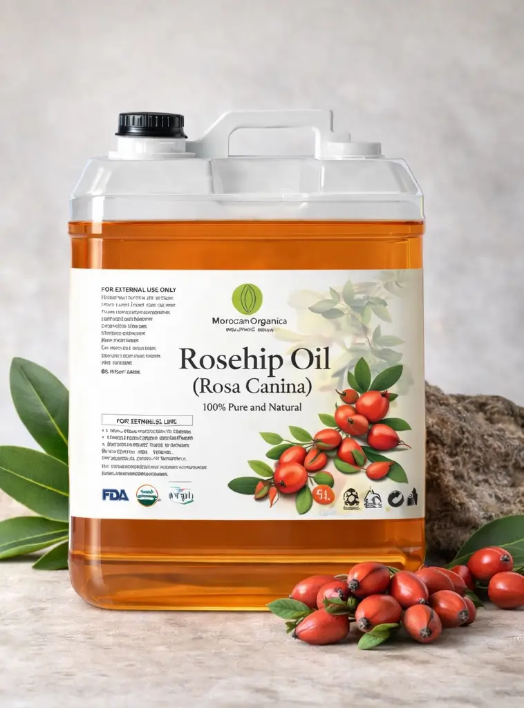 Rosehip Oil 5L – 1.32 Gallon | 100% Pure Cold Pressed