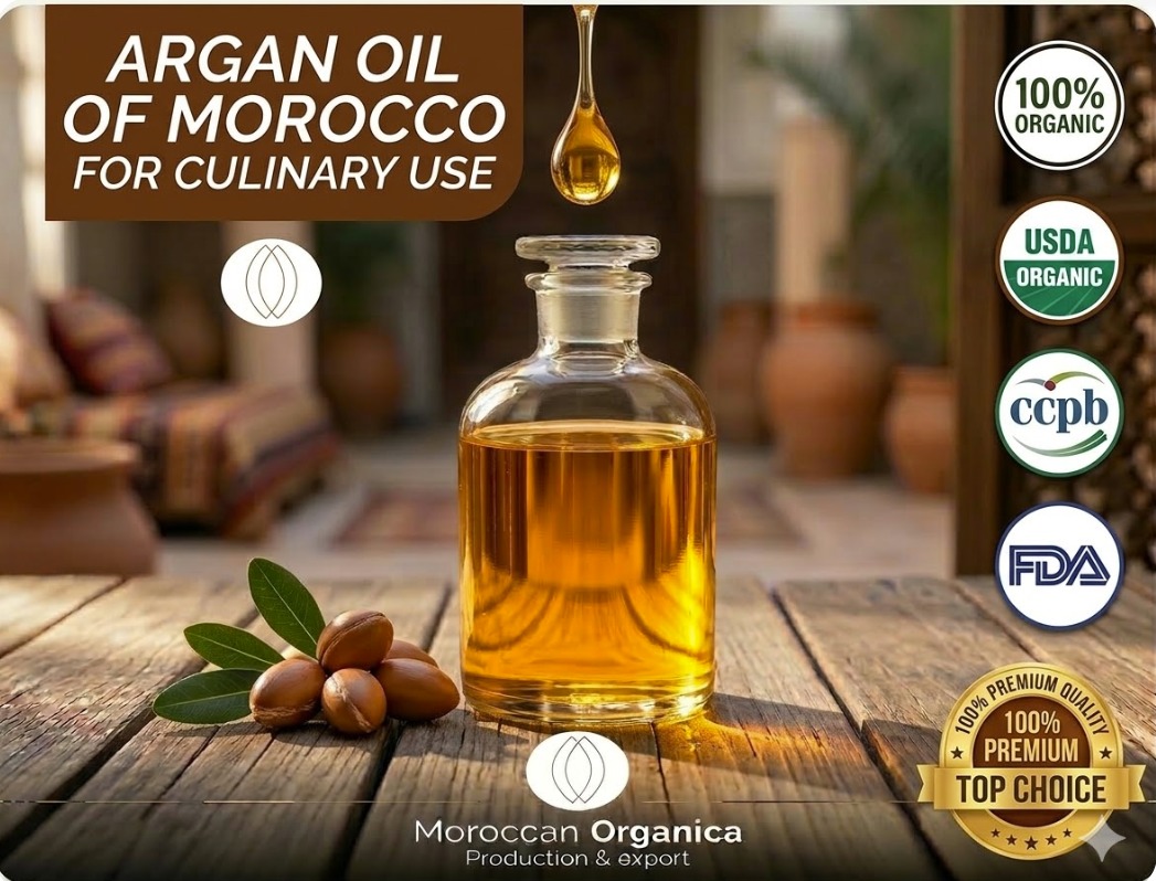 Organic Culinary Argan Oil Of Morocco