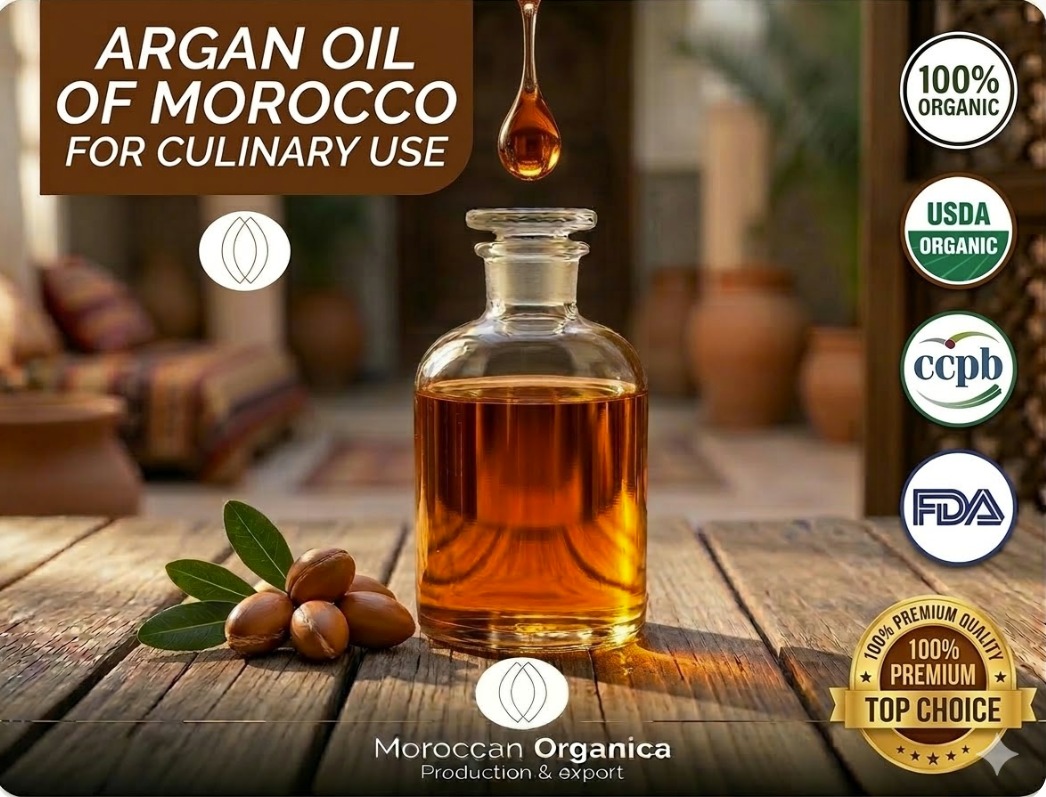 Organic Culinary Argan Oil Of Morocco
