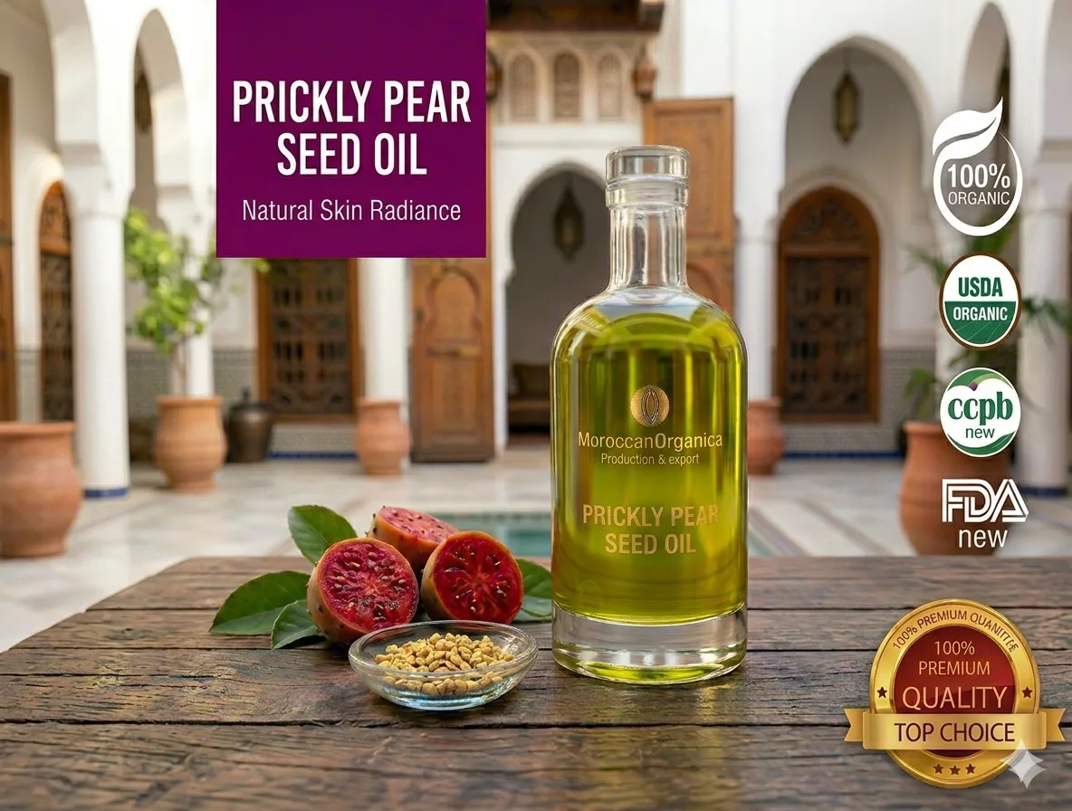 Organic Prickly Pear Seeds Oil -Morocco Organic Prickly Pear Seeds Oil -Morocco